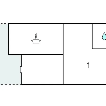 1 Bedroom In アパート ロパール